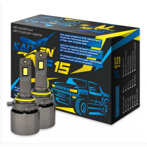Світлодіодна LED лампа HIR2/9012 70W KAIXEN F15 CAN BUS EMC